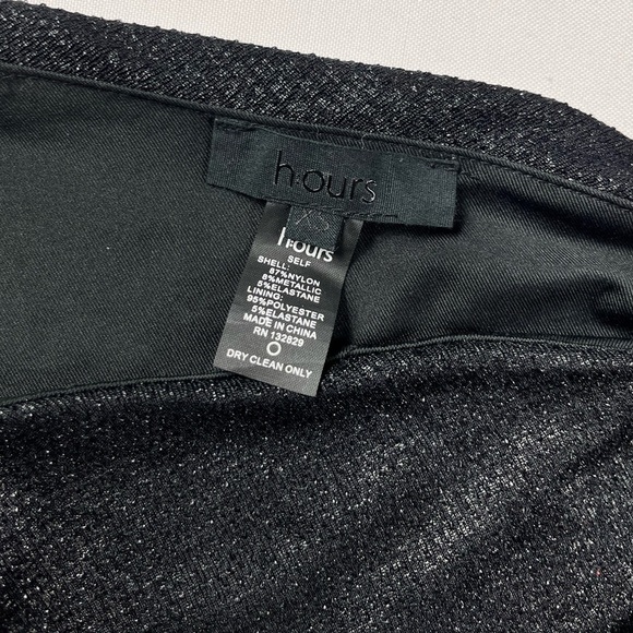 Hours x Revolve Metallic Black One Sleeve Choker Neck Bodycon Mini Dress - Picture 7 of 8